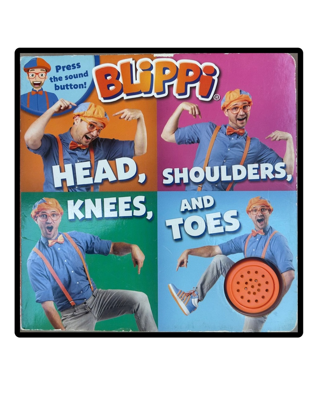 BUNDLE & SAVE🎉 Blippi Head & Shoulders, Knees & Toes Sound Board Book